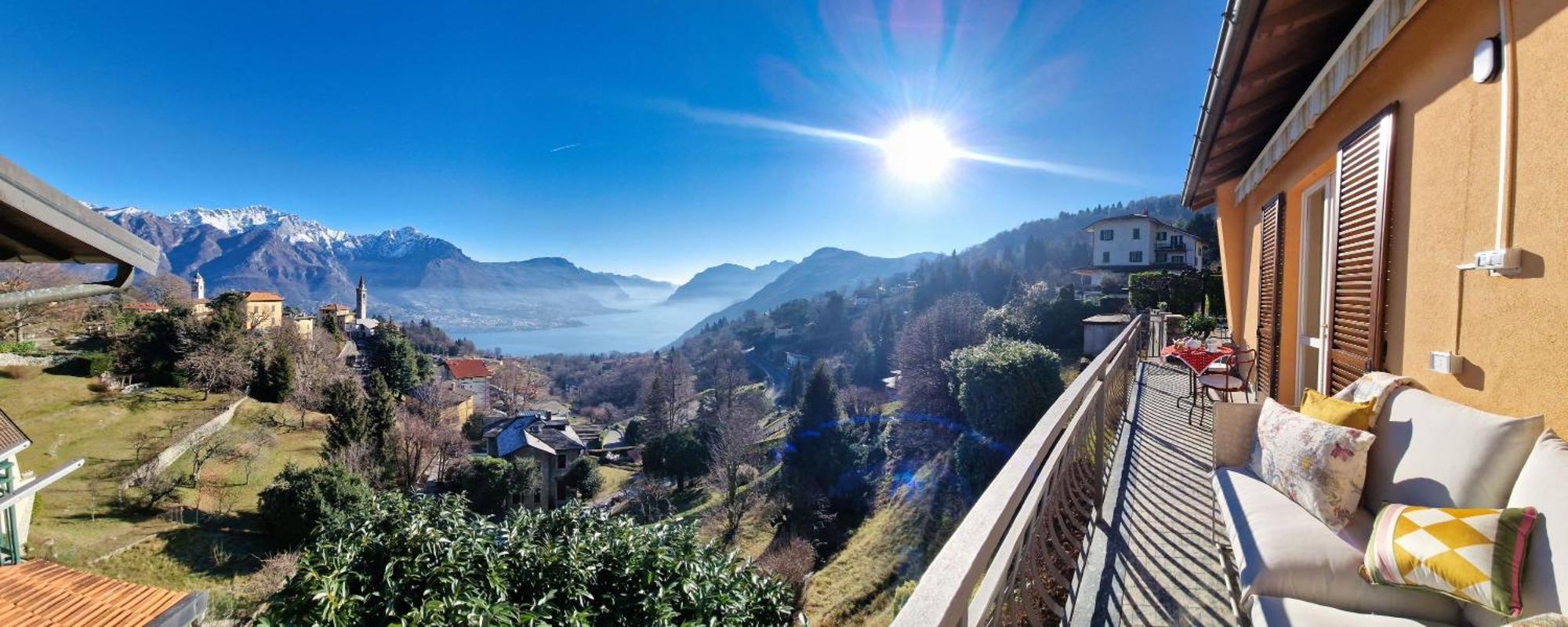 Panoramic Lakeview House Bellagio Civenna Esterno foto