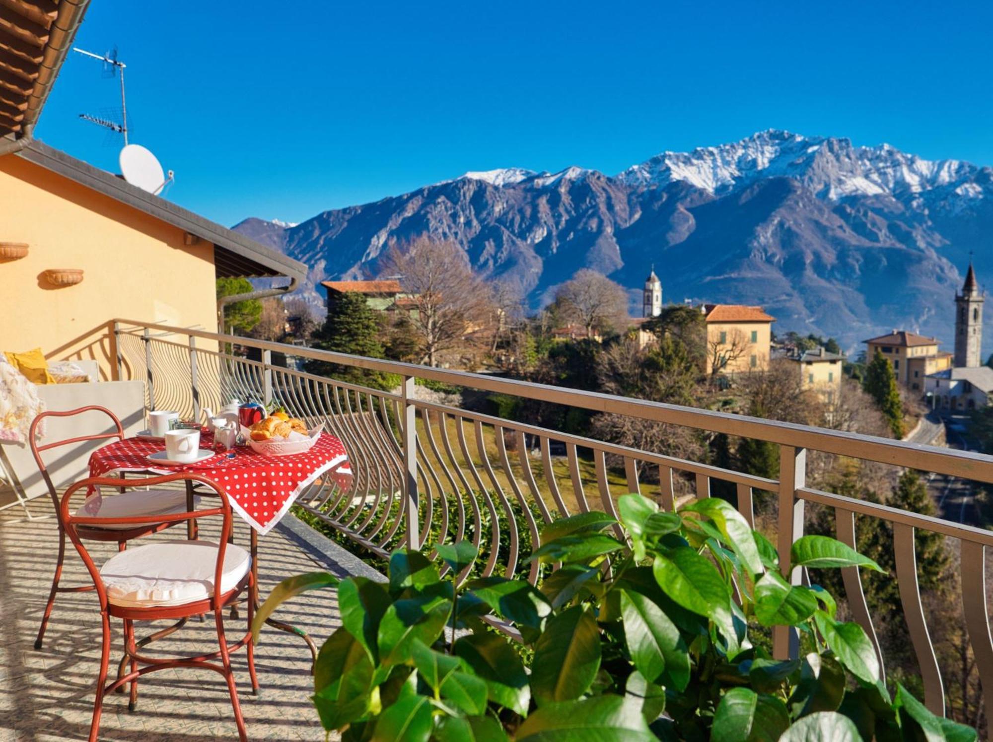 Panoramic Lakeview House Bellagio Civenna Esterno foto